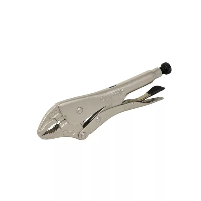 Surtek, 115054 Pinza de presión de 4" quijada curva